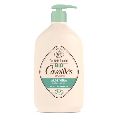 Cavaillès Gel Bain et Douche Aloe Vera Bio Peaux sensibles 1L