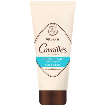 Cavaillès Gels Bain Et Douche Surgras Gel douche Crème de Lait Peaux Sèches 200ml