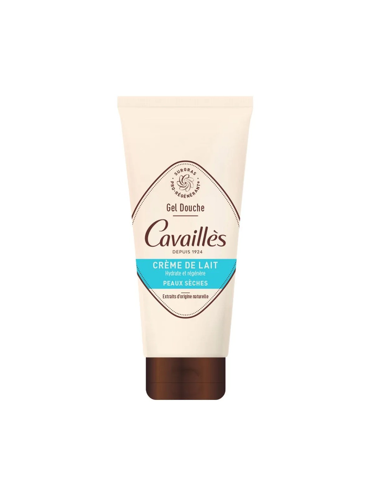 Cavaillès Gels Bain Et Douche Surgras Gel douche Crème de Lait Peaux Sèches 200ml