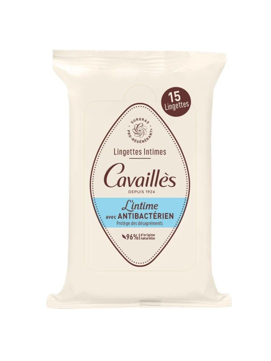 Cavaillès Intime Lingettes Avec Antibactérien X15