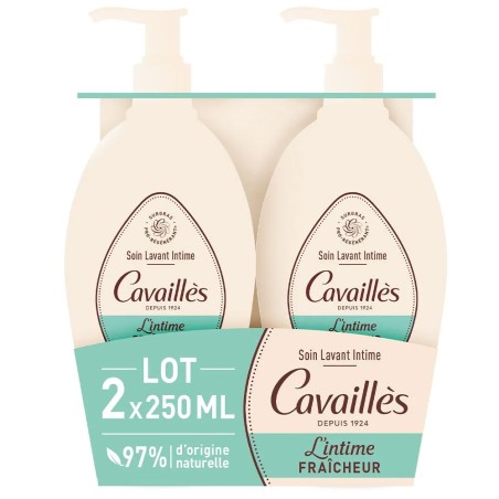 Cavaillès Intime Soin Lavant Fraîcheur 2x250ml