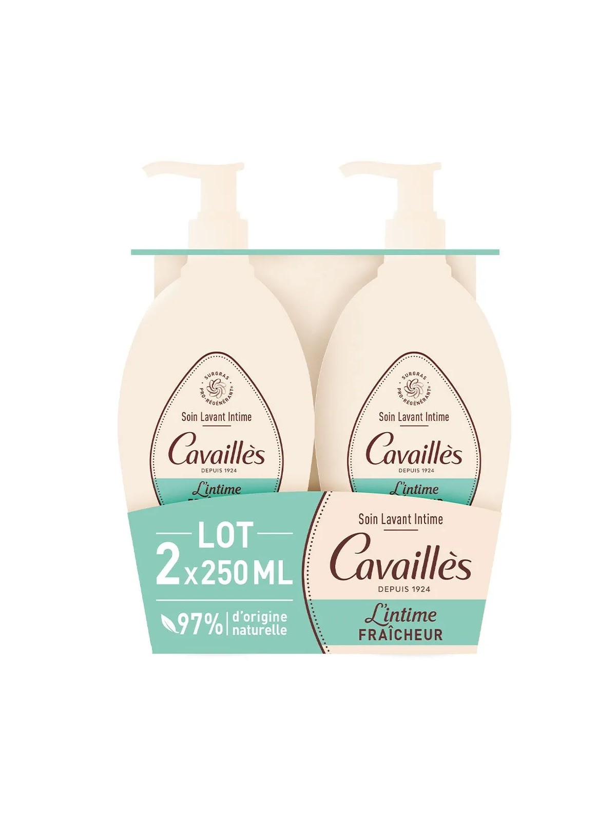 Cavaillès Intime Soin Lavant Fraîcheur 2x250ml