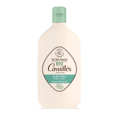 Cavaillès Gel Bain et Douche Aloe Vera Bio Peaux sensibles 400ml