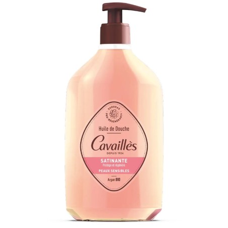 Cavaillès Surgras Actif Huile Bain Et Douche Satinante Argan Bio Peaux Sensibles 250ml