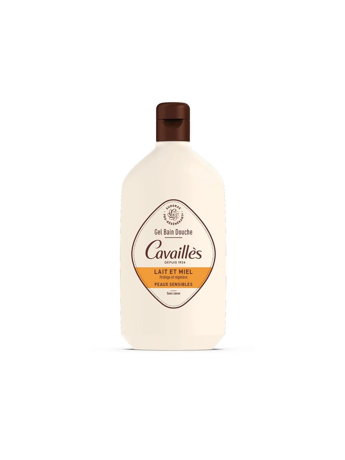 Cavaillès Gel Bain et Douche Lait et Miel Peaux sensibles 400ml