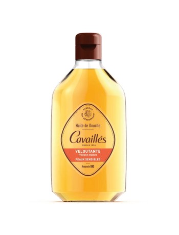 Cavaillès Surgras Actif Huile de Douche Veloutante Amande Bio Peaux Sensibles 250ml