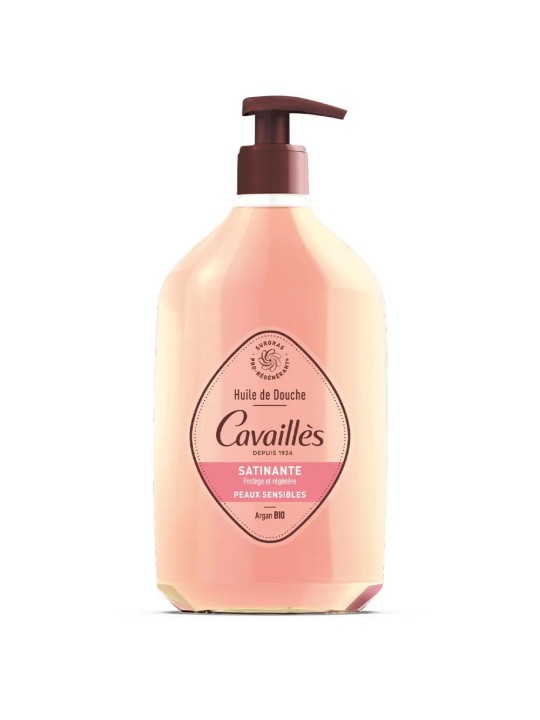 Cavaillès Surgras Actif Huile Bain Et Douche Satinante Argan Bio Peaux Sensibles 750ml