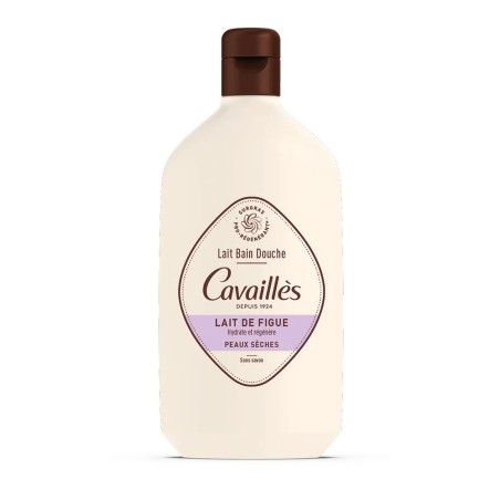 Cavaillès Lait Bain Douche Lait de Figue Peaux sèches 400ml