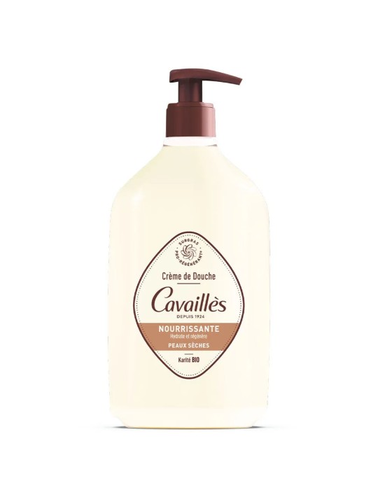 Cavaillès Surgras Actif Creme De Douche Nourrissante Au Beurre De Karité Bio Peaux Sèches 750ml