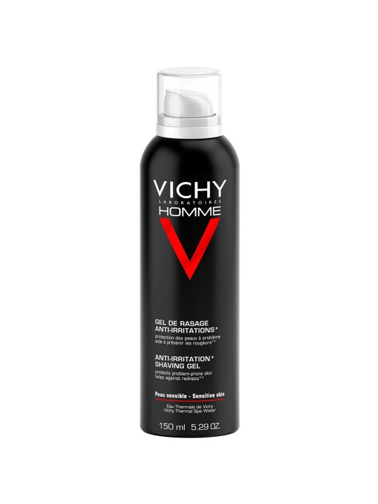 Vichy Homme Gel De Rasage Anti-irritations Vitamine C Peaux Sensibles 150ml