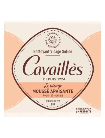 Cavaillès Le Visage Mousse Apaisante Solide 70g
