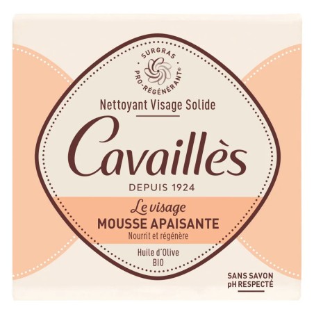 Cavaillès Le Visage Mousse Apaisante Solide 70g