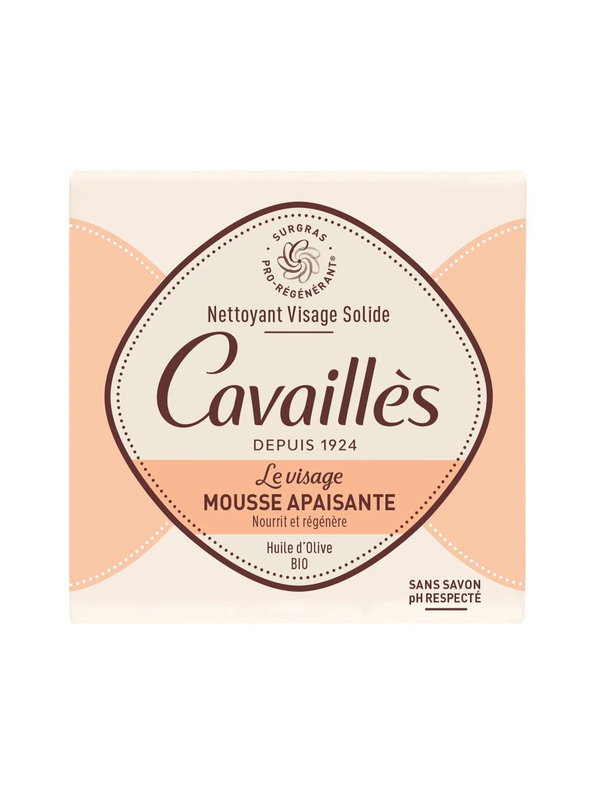 Cavaillès Le Visage Mousse Apaisante Solide 70g