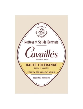 Cavaillès Dermo-Uht Nettoyant Solide Surgras Peaux à Tendance Atopique 100g