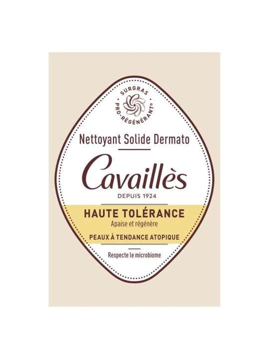 Cavaillès Dermo-Uht Nettoyant Solide Surgras Peaux à Tendance Atopique 100g