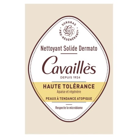 Cavaillès Dermo-Uht Nettoyant Solide Surgras Peaux à Tendance Atopique 100g