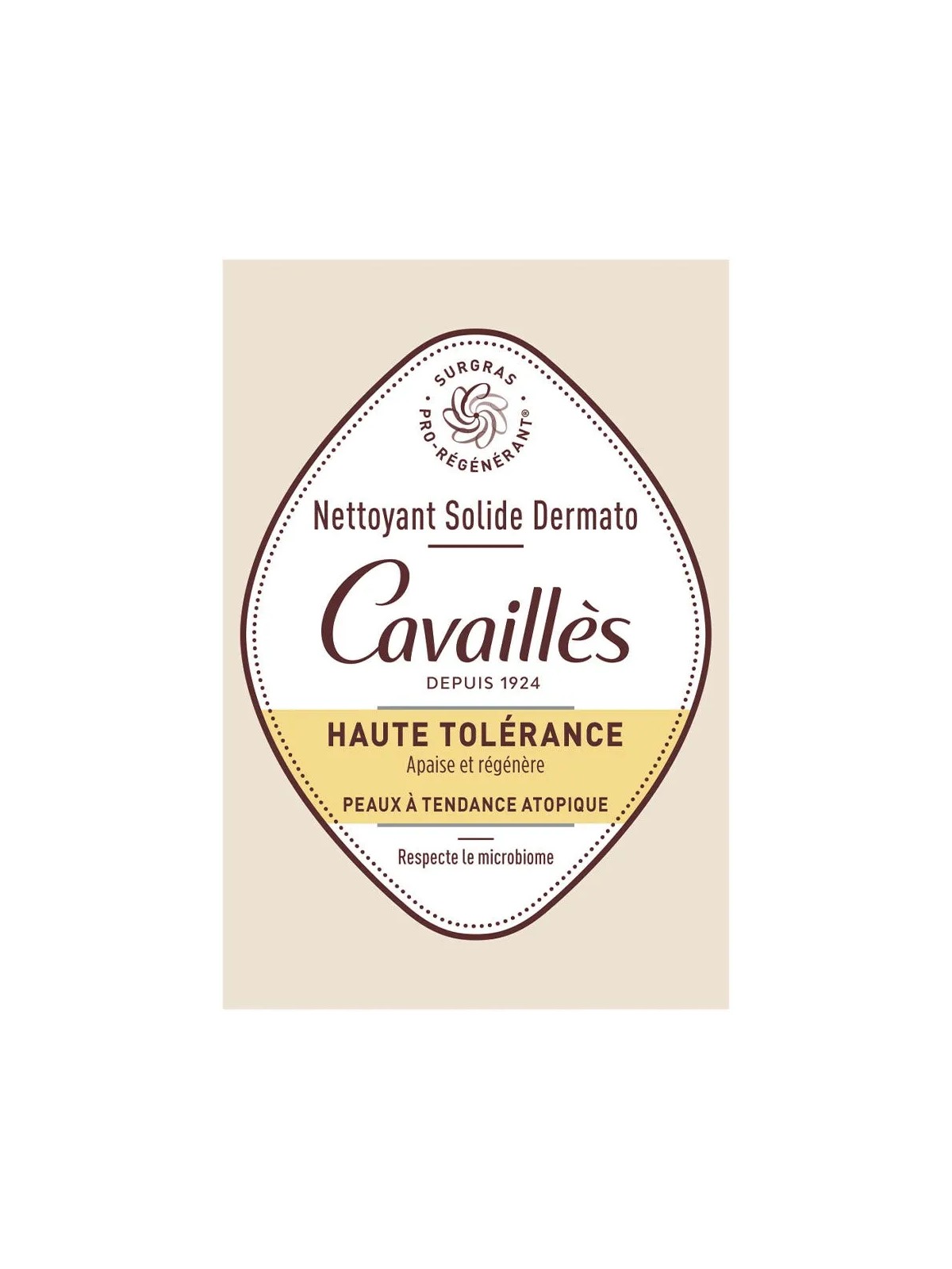 Cavaillès Dermo-Uht Nettoyant Solide Surgras Peaux à Tendance Atopique 100g