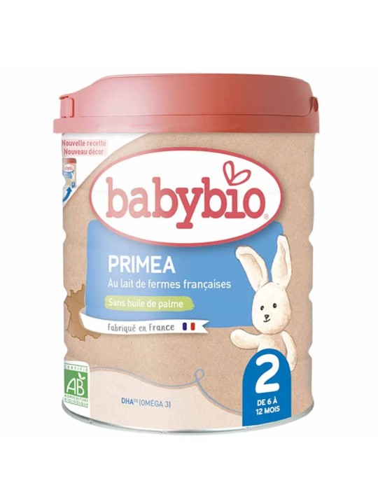 Babybio Primea 2 Lait En Poudre Bio Des 6 Mois 800g