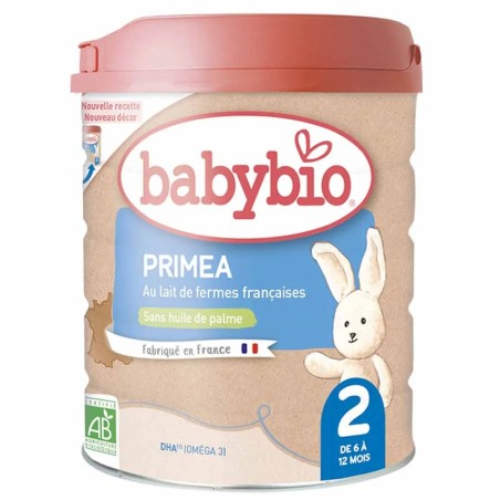 Babybio Primea 2 Lait En Poudre Bio Des 6 Mois 800g