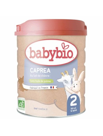 Babybio Caprea 2 Lait En Poudre Bio De 6 mois à 12 mois 800g