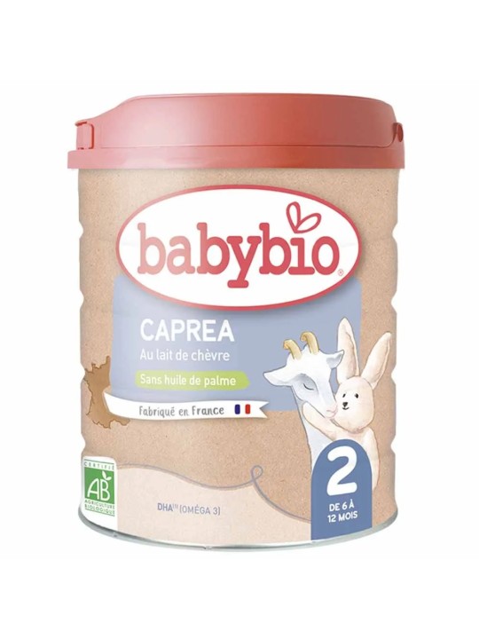 Babybio Caprea 2 Lait En Poudre Bio De 6 mois à 12 mois 800g