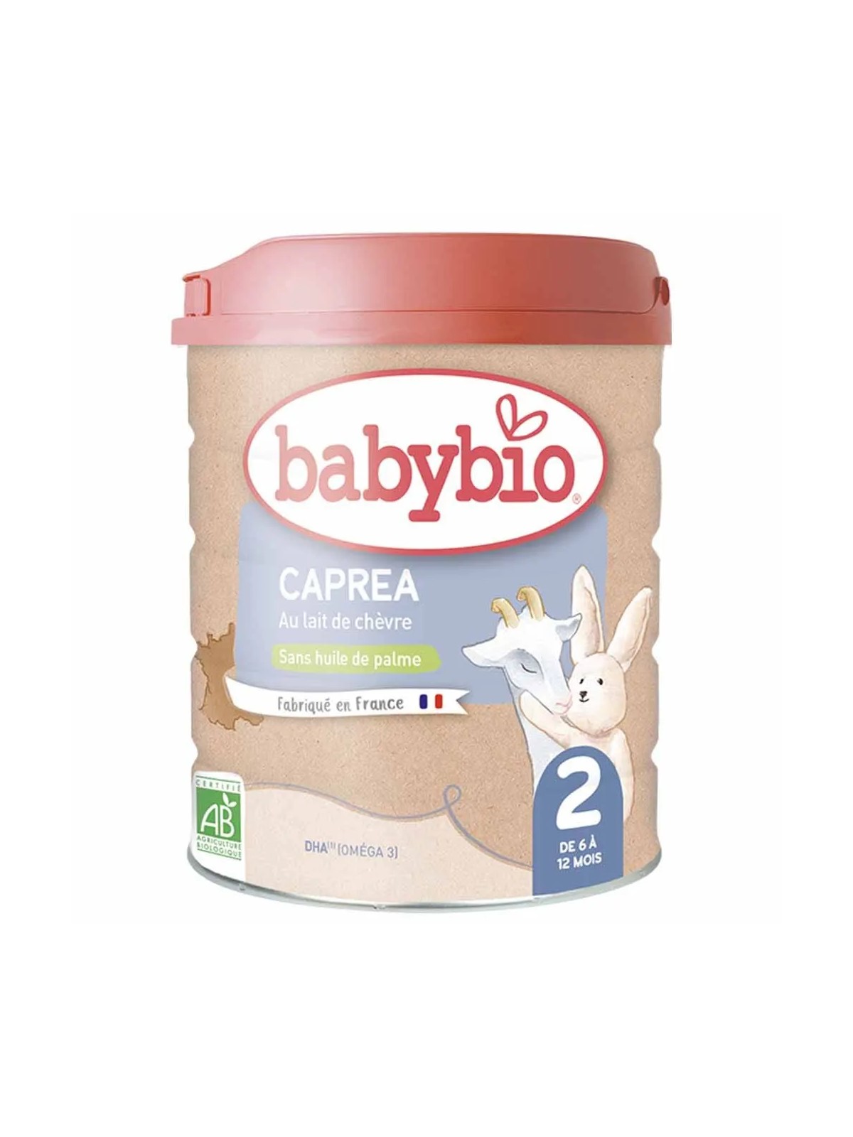 Babybio Caprea 2 Lait En Poudre Bio De 6 mois à 12 mois 800g