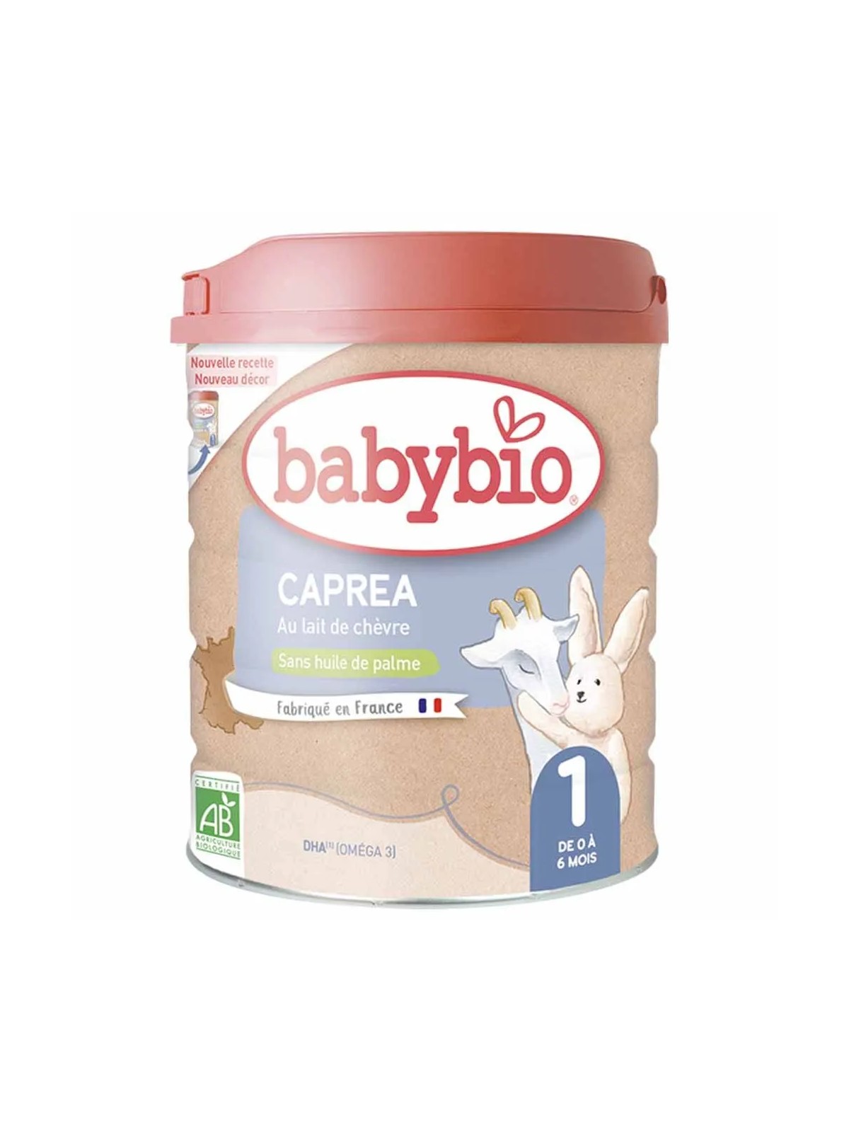 Babybio Caprea 1 Lait En Poudre Bio De 0 A 6 Mois 800g