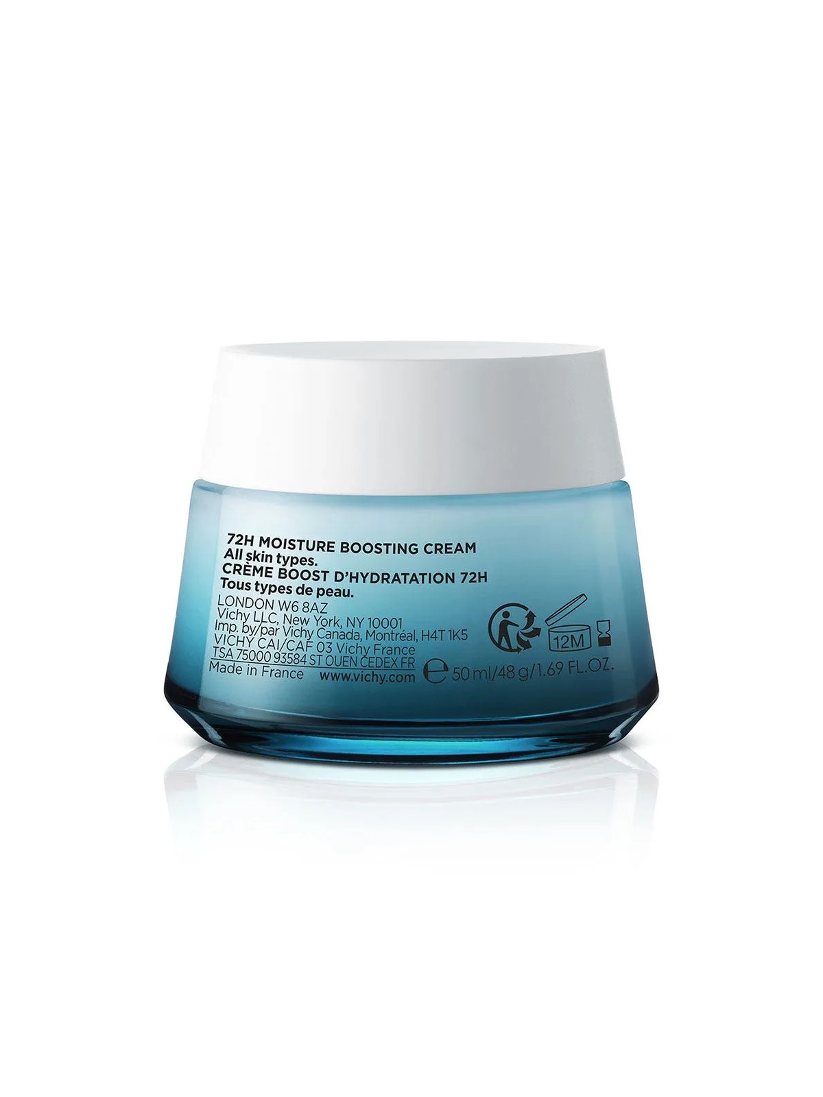 Vichy Mineral 89 Crème Boost d'Hydratation 72H 50ml