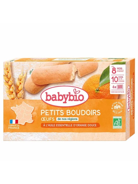 Babybio Boudoir A L'huile Essentielle D'orange Douce Bio 120g