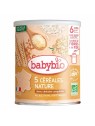 Babybio Céréales nature bio 6 mois et plus 220g