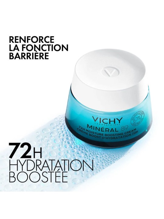 Vichy Mineral 89 Crème Boost d'Hydratation 72H 50ml