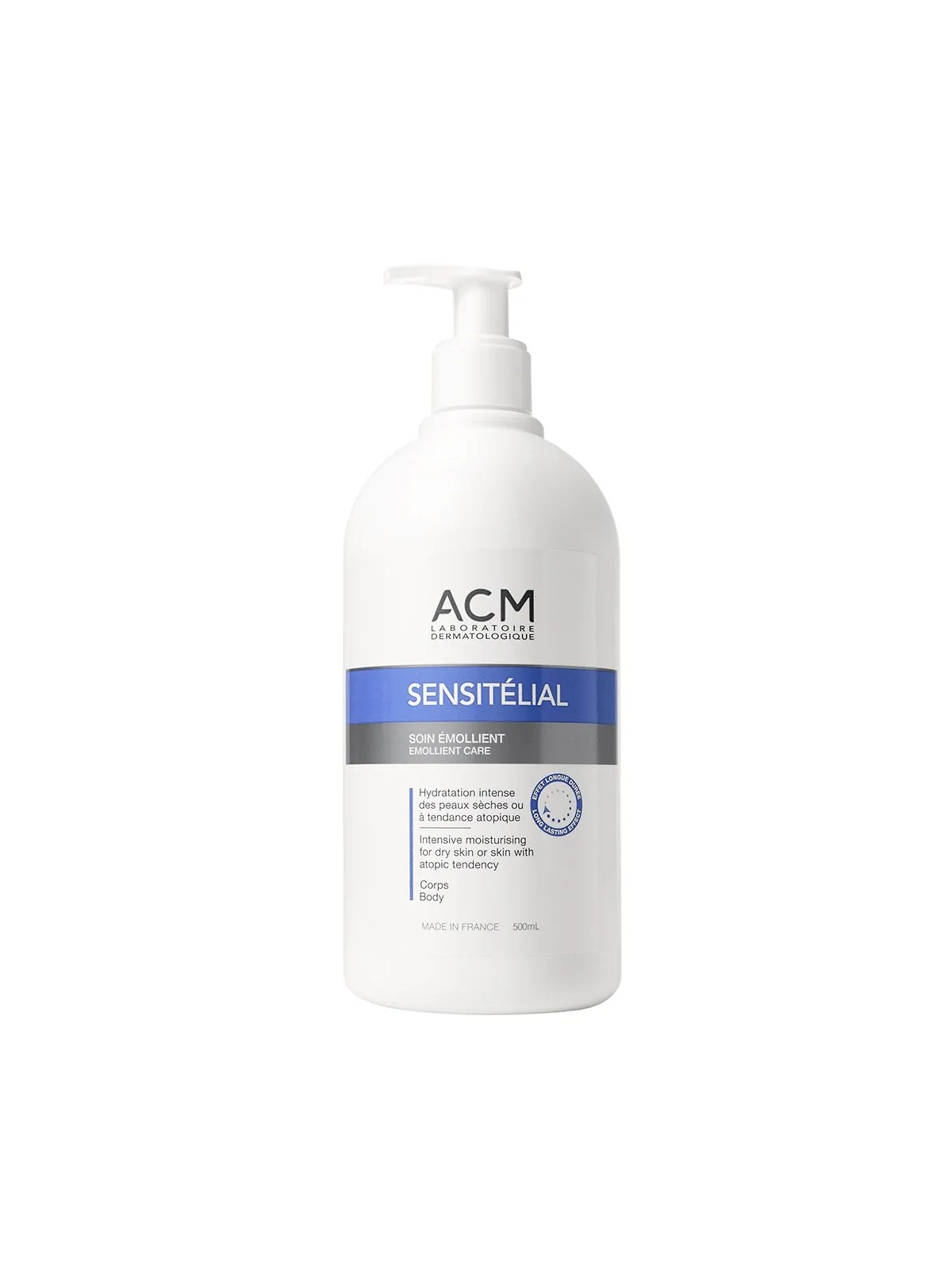 Acm Sensitelial Soin émollient 500ml