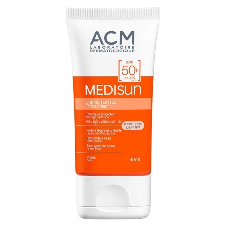 Acm Medisun Crème teintée SPF50+ -Teinte Claire 40ml