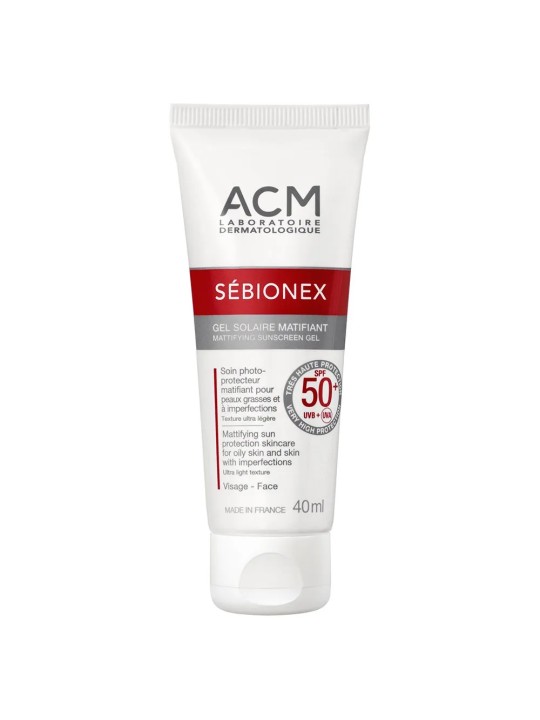 Acm Sébionex Gel Solaire Matifiant spf 50 40ml