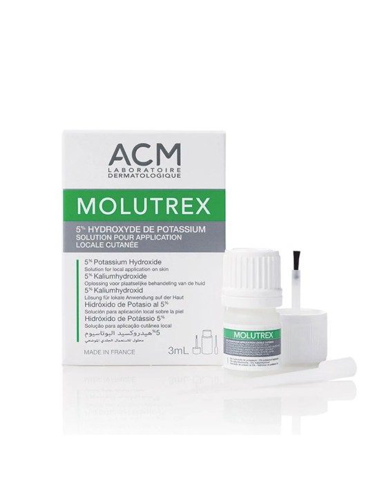 Acm Molutrex Solution pour application locale cutanée 5% hydroxyde de potassium 3ml