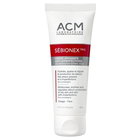 Acm Sébionex Trio Crème Apaisante Anti-imperfections 40ml