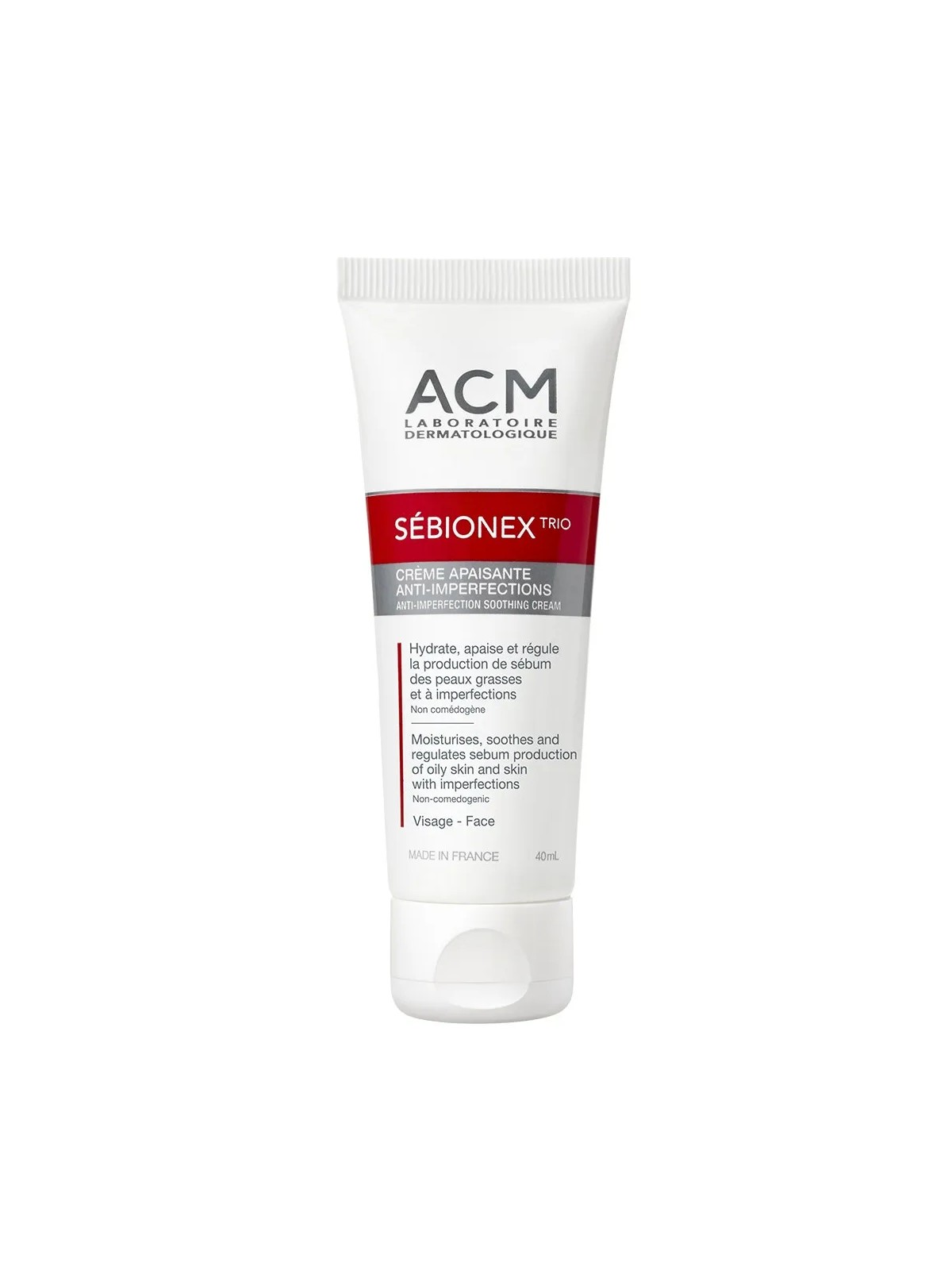 Acm Sébionex Trio Crème Apaisante Anti-imperfections 40ml