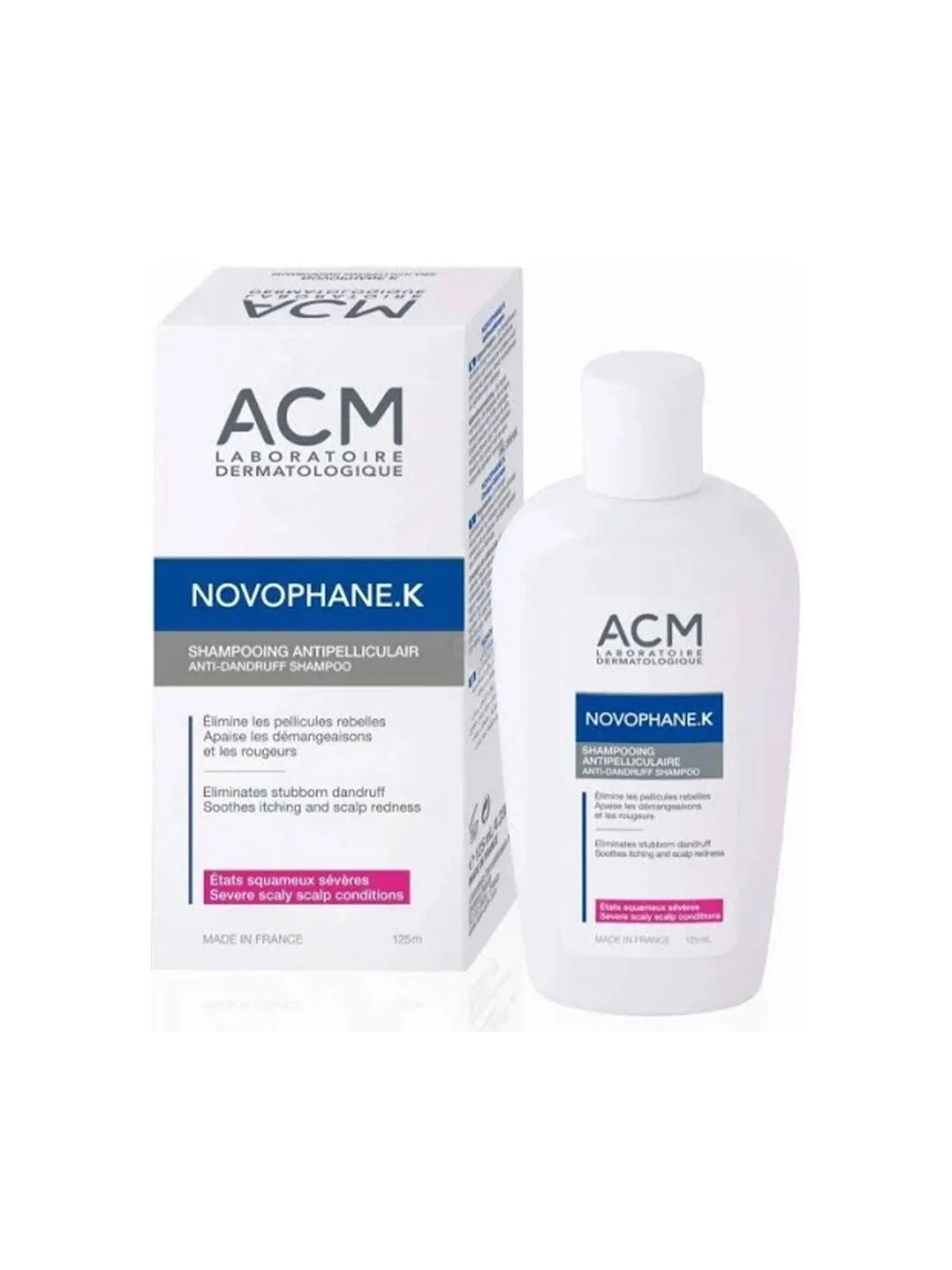 Acm Novophane Shampooing Anti Pelliculaire K 125ml