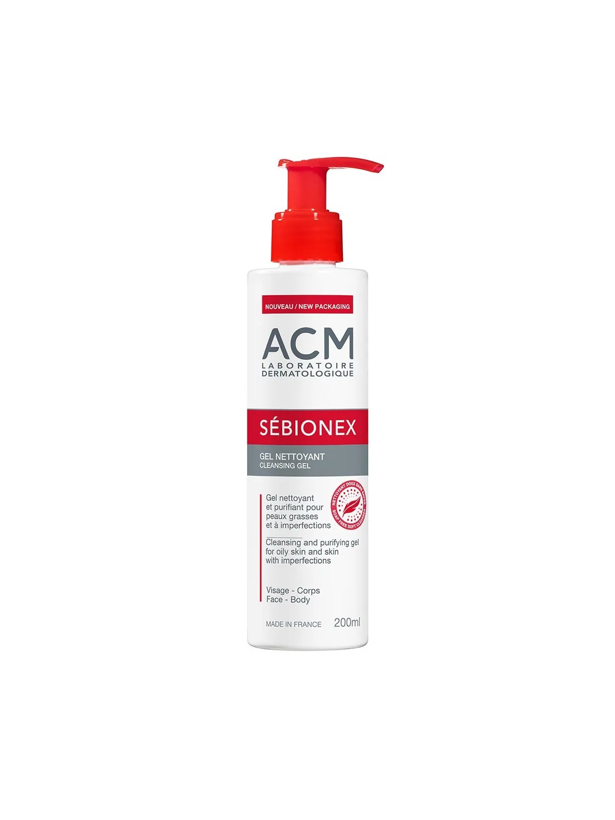 Acm Sébionex Gel nettoyant 200ml