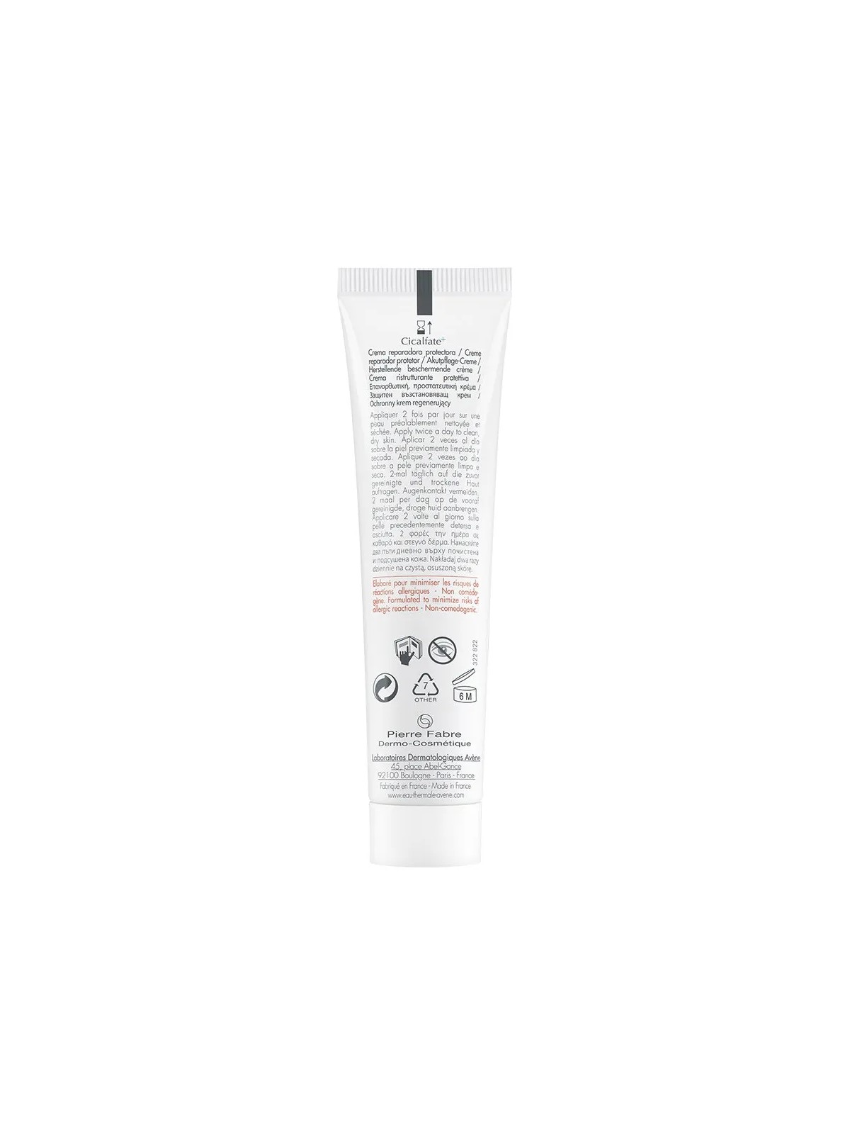 Avène Cicalfate+ Creme Reparatrice Protectrice Peaux Sensibles Et Irritees 100ml