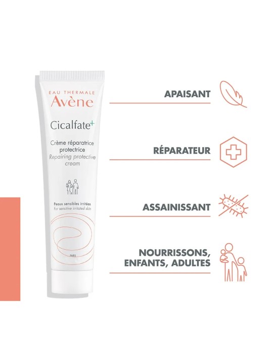 Avène Cicalfate+ Creme Reparatrice Protectrice Peaux Sensibles Et Irritees 100ml