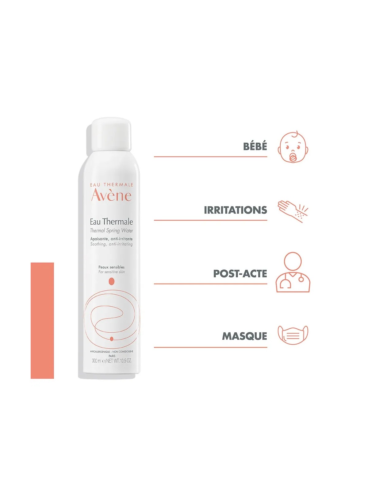 Avène Eau Thermale Spray Apaisant Et Anti-irritant Peaux Sensibles 300ml