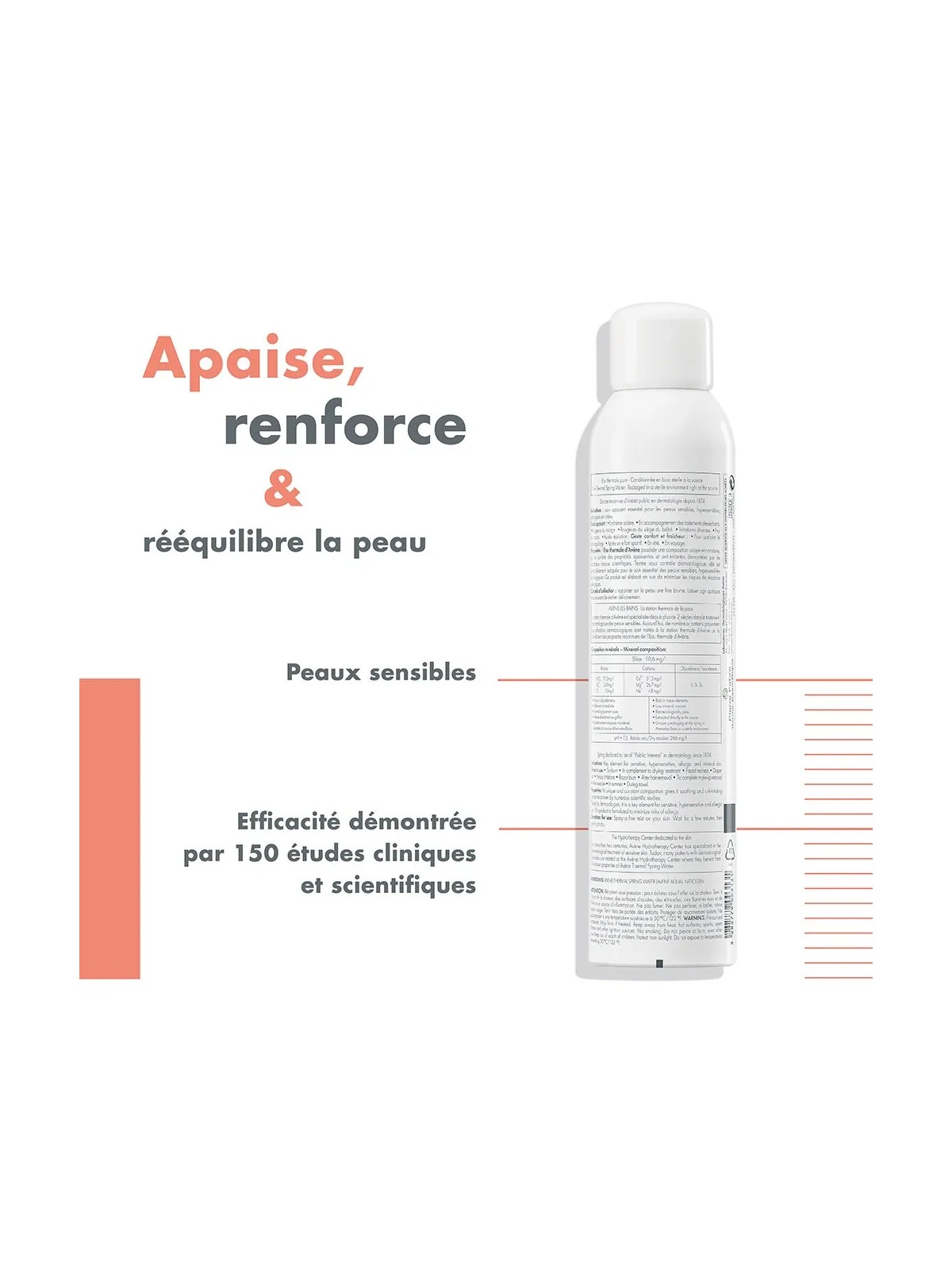 Avène Eau Thermale Spray Apaisant Et Anti-irritant Peaux Sensibles 300ml