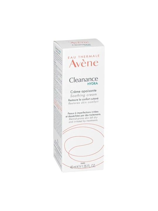 Avène Cleanance Hydra Creme Apaisante Peaux A Imperfections Irritees Et Dessechees 40ml