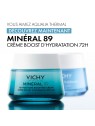 Vichy Mineral 89 Crème Boost d'Hydratation 72H Riche Peaux Sèches 50ml