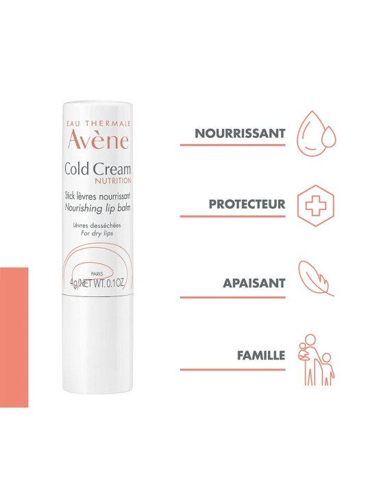 Avène Cold Cream Stick lèvres nourrissant 4g