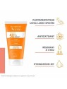 Avène Solaire Crème 50+ UVB UVA Lumière Bleue HEV Peaux sensibles sèches 50ml