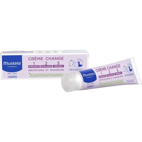 Mustela Creme Pour Le Change 123 Irritations Et Rougeurs 100ml