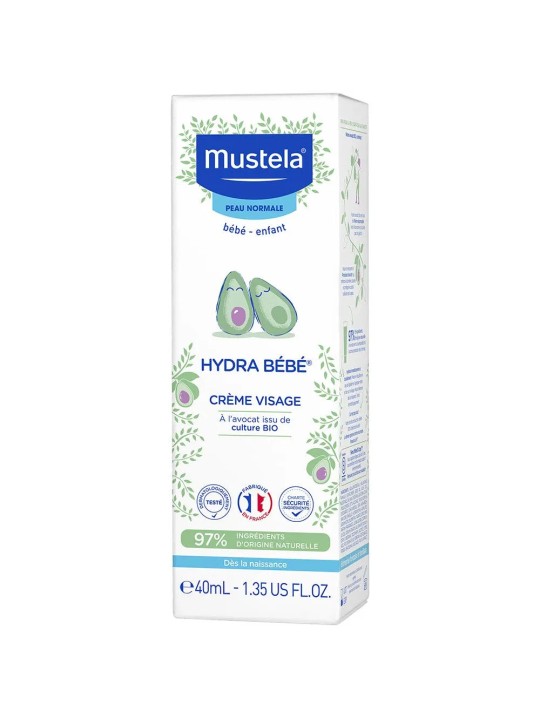 Mustela Hydra Bebe Creme Visage Peaux Normales 40 ml