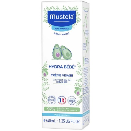 Mustela Hydra Bebe Creme Visage Peaux Normales 40 ml